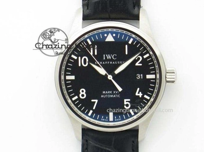 MIROTIME 0520 Pilot Chrono SS AZF 1:1 Best Edition Blue Dial on Brown Leather Strap A TimelessDesign 7060